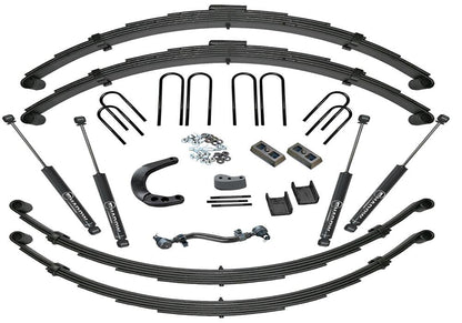 12 Inch Lift Kit 1973-1987 Chevy K10 and GMC K15 4WD / 1973-1991 Suburban 1/2 Ton Solid Axle 4WD- Rear Spring Kit with Shocks Superlift-3