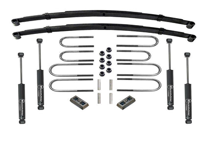 2.5 Inch Lift Kit 1973-1991 Chevy K20 and GMC K25 Suburban or 1973-1988 3/4 Ton Solid Axle Pickup 4WD Rear Block Kit with Shocks Superlift-1