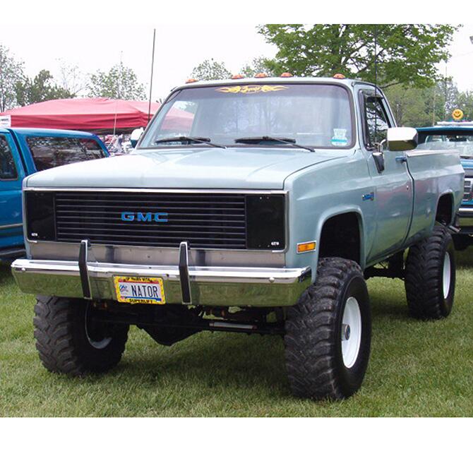 6 Inch Lift Kit 1973-1991 Chevy K20 and GMC K25 Suburban or 1973-1988 3/4 Ton Solid Axle Pickup 4WD Rear Block Kit with Shocks Superlift-1