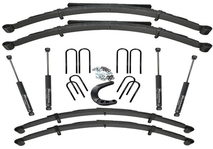 6 Inch Lift Kit (with 52 Inch Rear Springs) 1973-1991 Chevy K20 and GMC K25 Suburban or 1973-1988 3/4 Ton Solid Axle Pickup 4WD- with Shocks Superlift-2