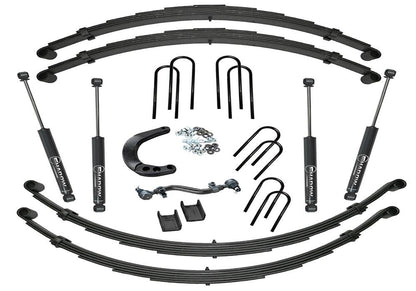 8 Inch Lift Kit 1973-1991 Chevy K20 and GMC K25 Suburban or 1973-1988 3/4 Ton Solid Axle Pickup 4WD (with 52 Inch Rear Springs) Rear Spring Kit with Shocks Superlift-1