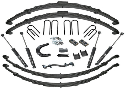 12 Inch Lift Kit 1973-1991 Chevy K20 and GMC K25 Suburban or 1973-1988 3/4 Ton Solid Axle Pickup 4WD (with 52 Inch Rear Springs) Rear Spring Kit with Shocks Superlift-2