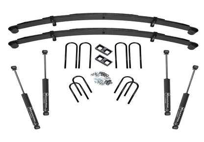 4 Inch Lift Kit 1973-1991 Chevy or GMC Suburban 3/4 Ton Solid Axle 4WD Only Rear Block Kit with Shocks Superlift-1