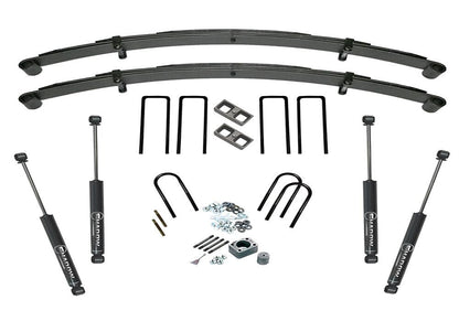 3.5 Inch Lift Kit 1973-1987 Chevy K30 or GMC K35 Small Block Engine Only Rear Block Kit with Shock Superlift-1