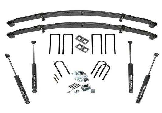 3.5 Inch Lift Kit 1973-1987 Chevy K30 or GMC K35 Small Block Engine Only Rear Block Kit with Shock Superlift-1