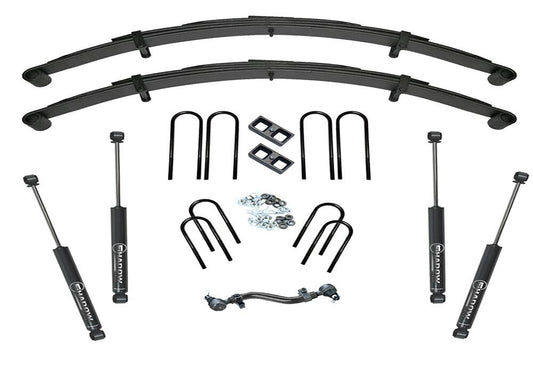 5.5 Inch Lift Kit 1973-1987 Chevy K30 or GMC K35 Small Block Engine Only Rear Block Kit with Shock Superlift-1