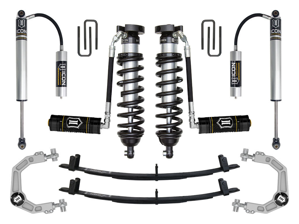1995.5-04 Toyota Tacoma 0-3 Inch Lift Suspension System Billet UCA ICON Vehicle Dynamics-2