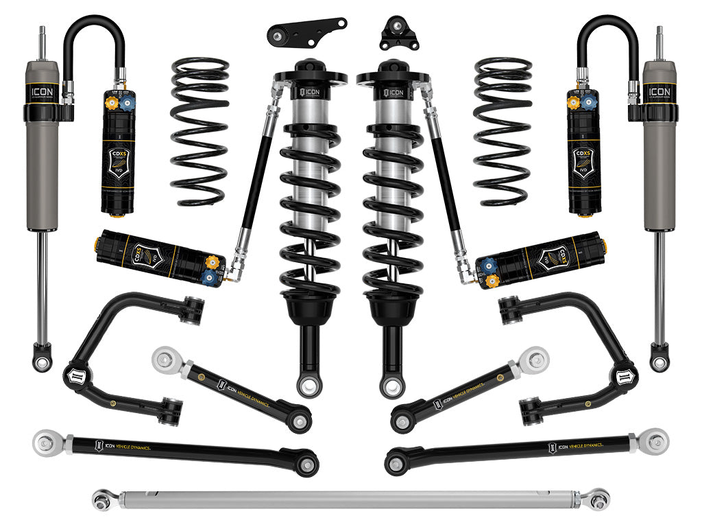 2024-2025 Toyota Tacoma 1.25-3 Inch Lift Suspension System Tubular ICON Vehicle Dynamics-133