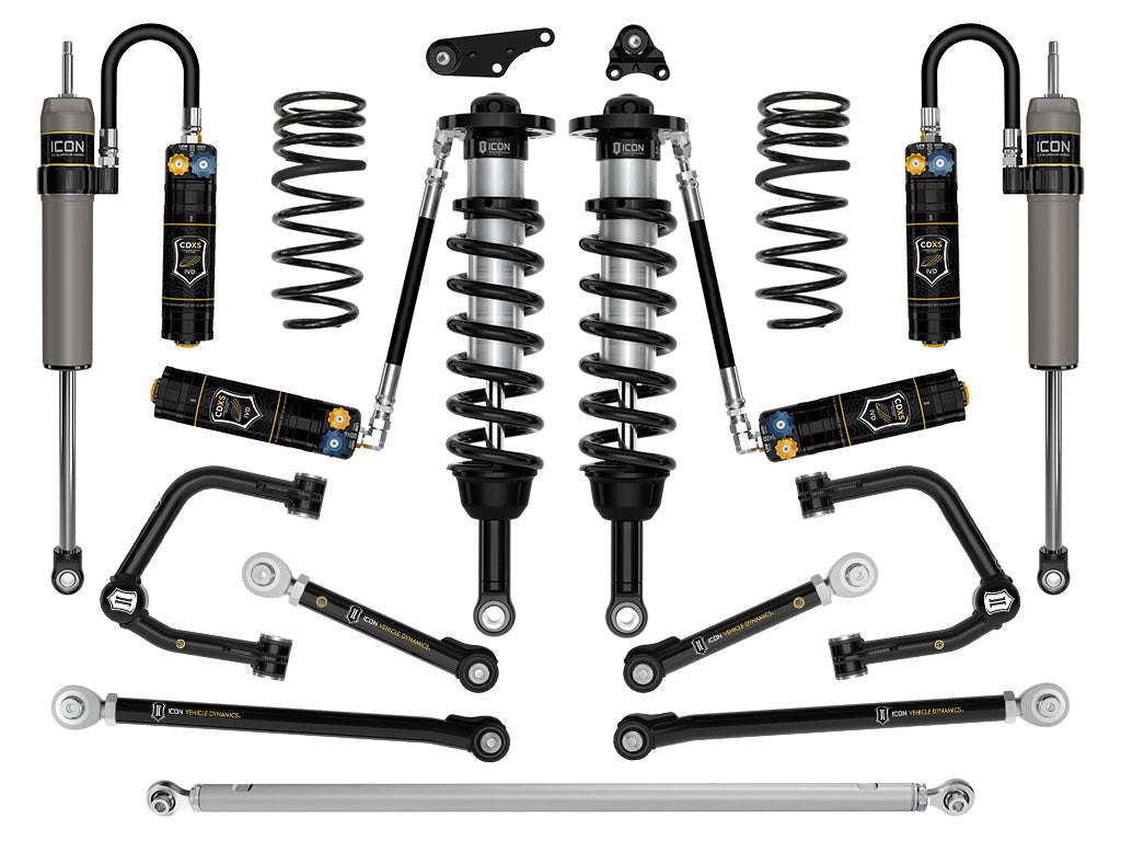 2024-2025 Toyota Tacoma 1.25-3 Inch Lift Suspension System Tubular ICON Vehicle Dynamics-154