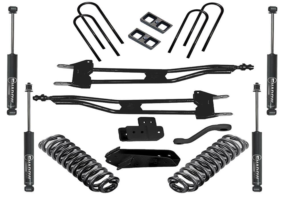 4 Inch Lift Kit 1980-1996 Ford F-150 4WD Superunner Kit with Shocks Superlift-1