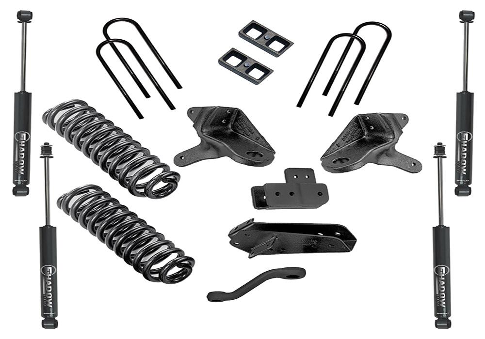 6 Inch Lift Kit 1980-1996 Ford F-150 4WD with Shocks Superlift-1