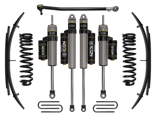 2007-2019 Ford F-250/F-350 4WD Diesel 2.5 Inch Lift Stage 3 Suspension System W/ Expansion Packs ICON Vehicle Dynamics
