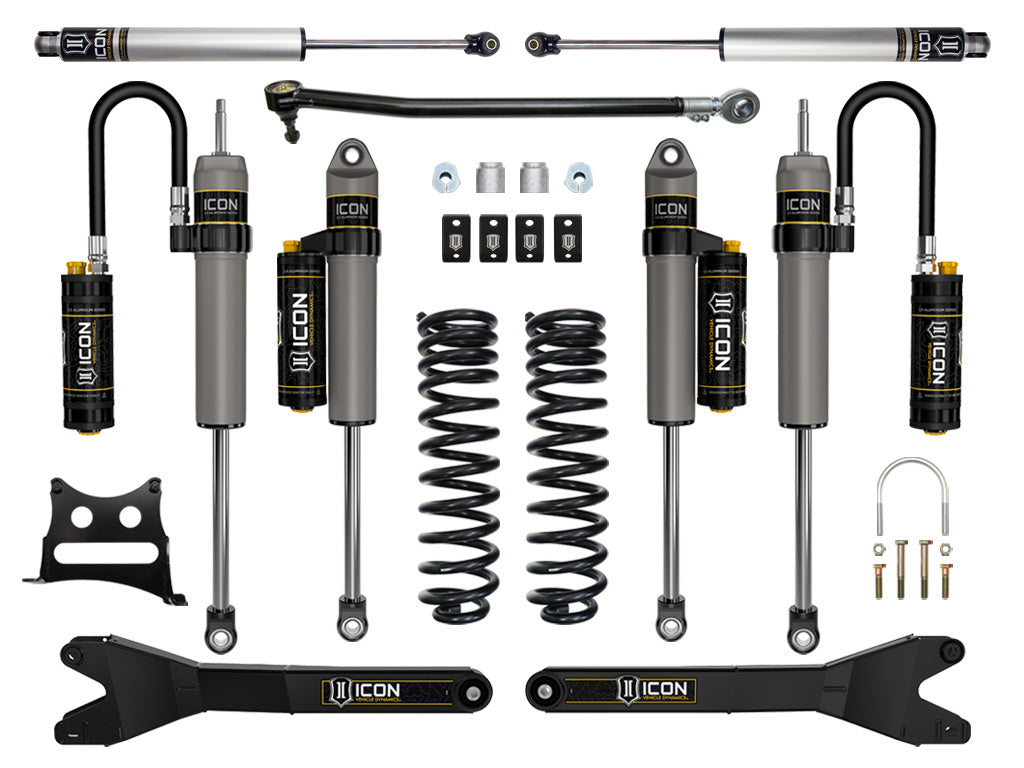 2017-2019 Ford F-250/F-350 Super Duty 4WD Diesel 2.5 Inch Lift Suspension System ICON Vehicle Dynamics