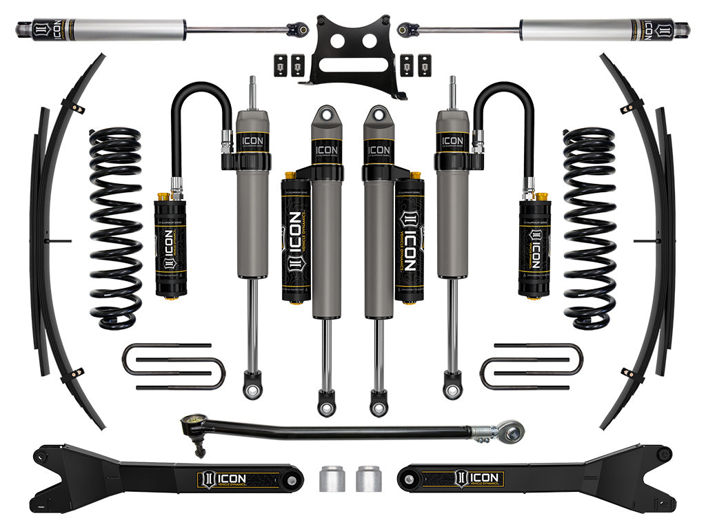17-19 Ford F250/F350 4WD 2.5 Inch Lift Stage 6 Suspension Sys W/ Leaf Spring ICON Vehicle Dynamics