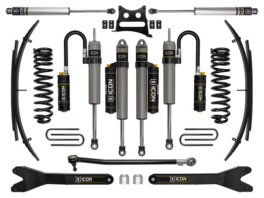 17-19 Ford F250/F350 4WD 2.5 Inch Lift Stage 6 Suspension Sys W/ Leaf Spring ICON Vehicle Dynamics