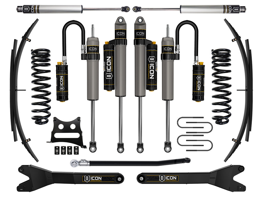2008-2010 Ford F-250/F-350 Super Duty 4WD Diesel 2.5 Inch Lift Suspension System W/ Expansion Packs ICON Vehicle Dynamics