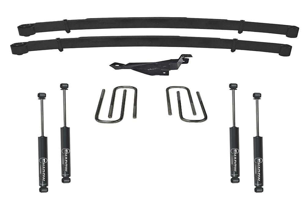 2 Inch Lift Kit 2000-2004 Ford F-250 and F-350 Super Duty 4WD Diesel and V-10 with Shocks Superlift-2