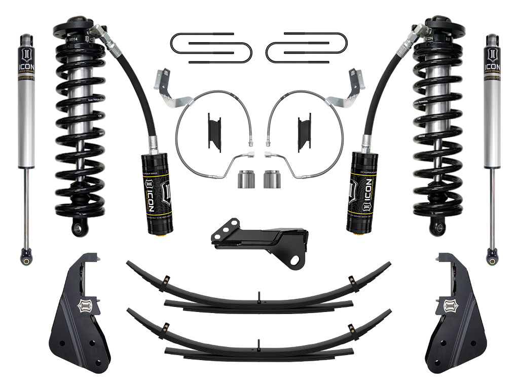 2023-2025 Ford F-250/F-350 Super Duty 4WD 4-5.5 Inch Lift Coilover Conversion System W/ Expansion Packs ICON Vehicle Dynamics-52