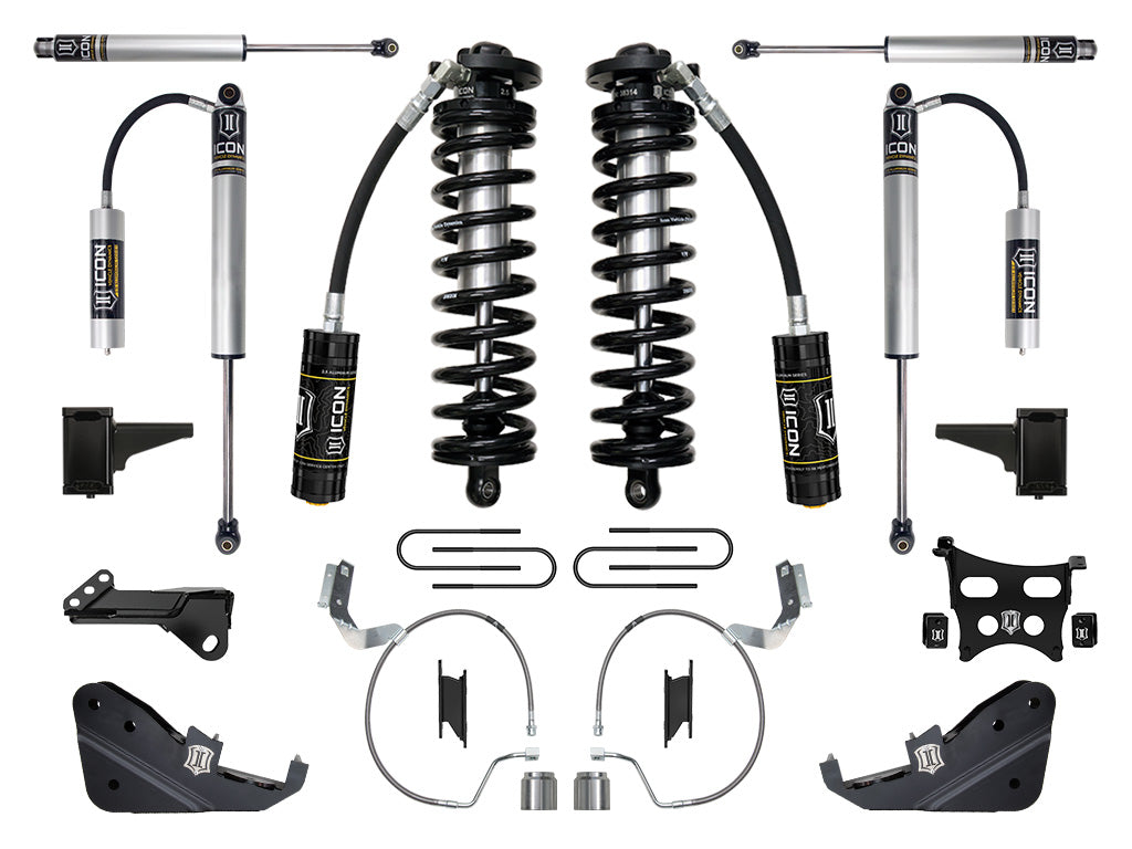 2023-2025 Ford F-250/F-350 Super Duty 4WD 4-5.5 Inch Lift Coilover Conversion System ICON Vehicle Dynamics-47