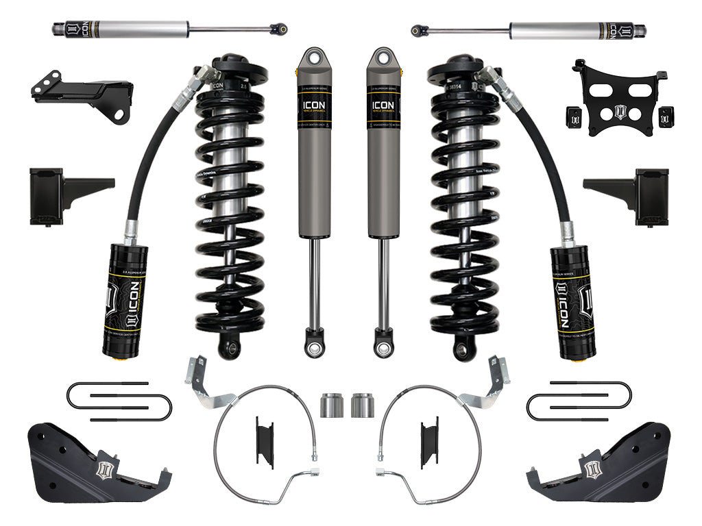 2023-2025 Ford F-250/F-350 Super Duty 4WD 4-5.5 Inch Lift Coilover Conversion System ICON Vehicle Dynamics-42