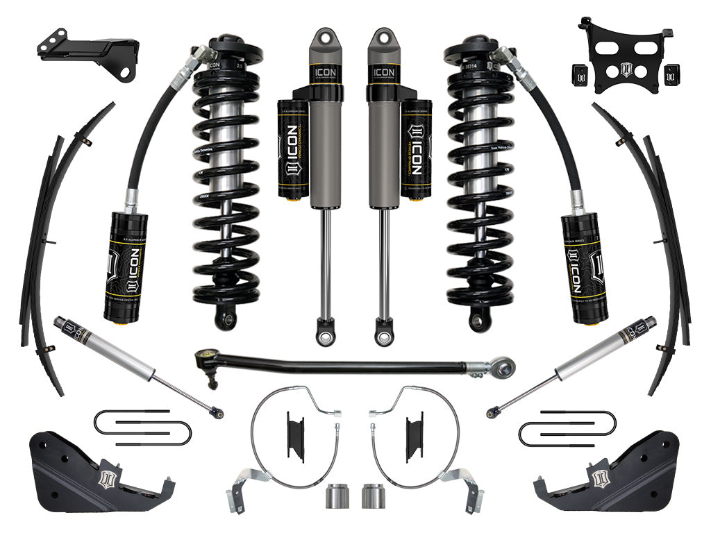 2023-2025 Ford F-250/F-350 Super Duty 4WD 4-5.5 Inch Lift Coilover Conversion System W/ Expansion Packs ICON Vehicle Dynamics-37