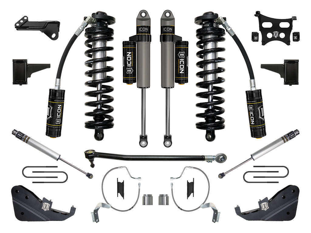 2023-2025 Ford F-250/F-350 Super Duty 4WD 4-5.5 Inch Lift Coilover Conversion System ICON Vehicle Dynamics-37