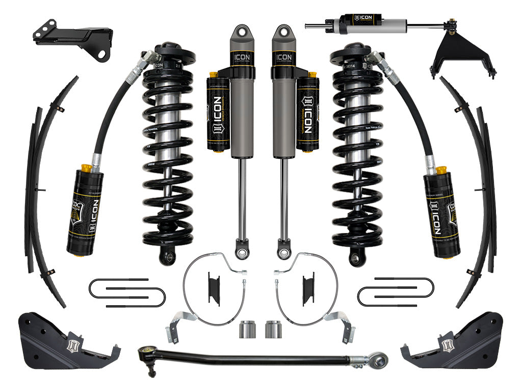 2023-2025 Ford F-250/F-350 Super Duty 4WD 4-5.5 Inch Lift Coilover Conversion System W/ Expansion Packs ICON Vehicle Dynamics-32