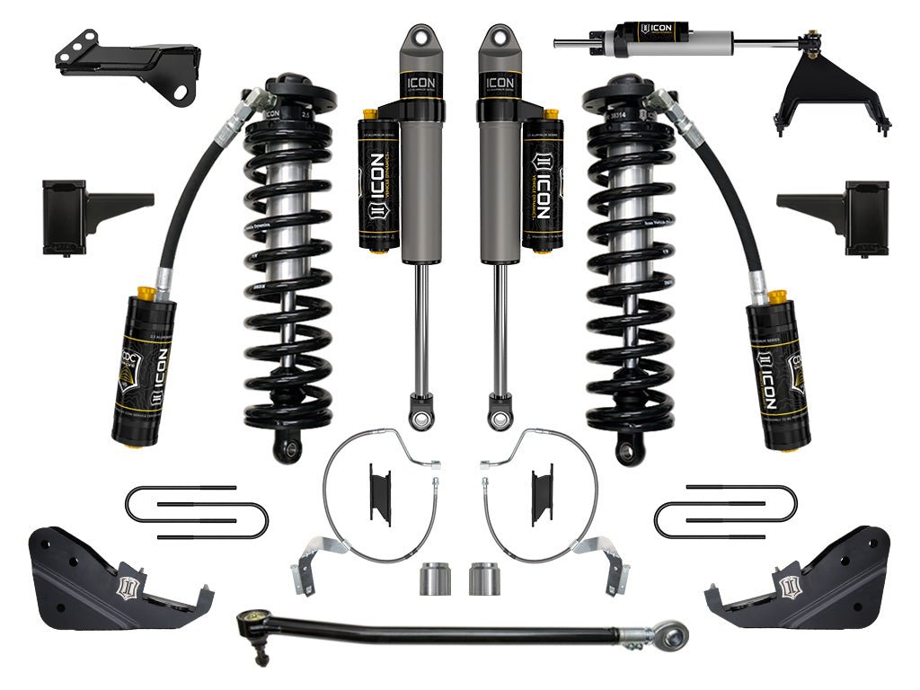 2023-2025 Ford F-250/F-350 Super Duty 4WD 4-5.5 Inch Lift Coilover Conversion System ICON Vehicle Dynamics-32