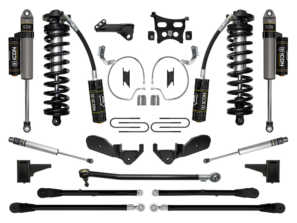 2023-2025 Ford F-250/F-350 Super Duty 4WD 4-5.5 Inch Lift Coilover Conversion System ICON Vehicle Dynamics-27