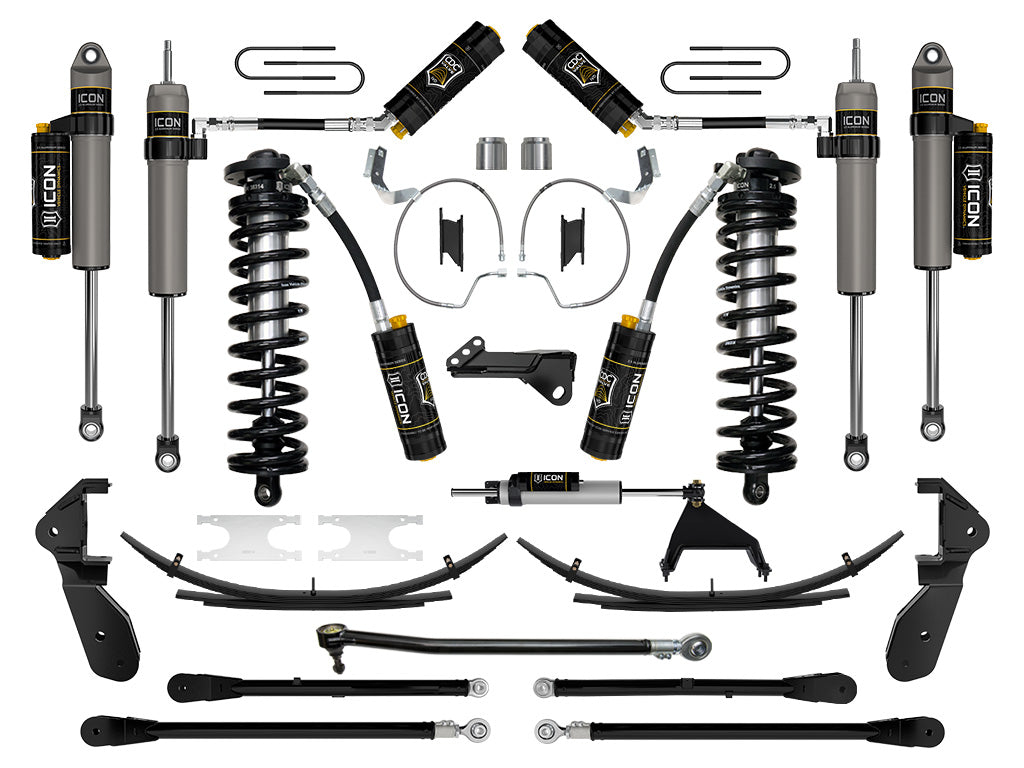 2023-2025 Ford F-250/F-350 Super Duty 4WD 4-5.5 Inch Lift Coilover Conversion System W/ Expansion Packs ICON Vehicle Dynamics-22