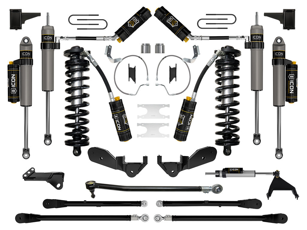 2023-2025 Ford F-250/F-350 Super Duty 4WD 4-5.5 Inch Lift Coilover Conversion System ICON Vehicle Dynamics-22