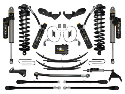 2023-2025 Ford F-250/F-350 Super Duty 4WD 4-5.5 Inch Lift Coilover Conversion System W/ Expansion Packs ICON Vehicle Dynamics-14