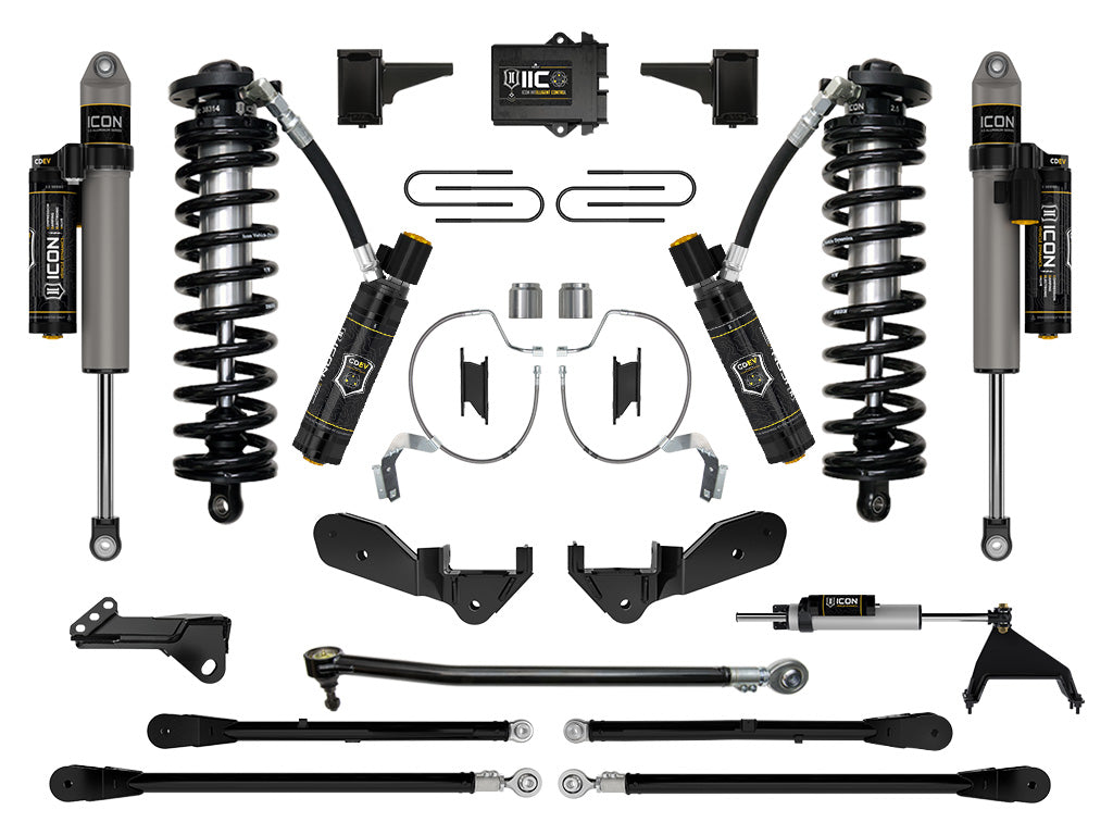 2023-2025 Ford F-250/F-350 Super Duty 4WD 4-5.5 Inch Lift Coilover Conversion System ICON Vehicle Dynamics-14