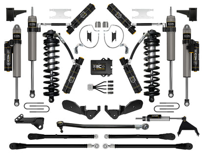 2023-2025 Ford F-250/F-350 Super Duty 4WD 4-5.5 Inch Lift Coilover Conversion System ICON Vehicle Dynamics-5