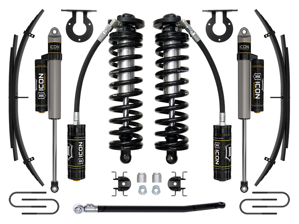 08-10 Ford F250/F350 2.5-3 Inch Lift Coilover System W/ Leaf Springs ICON Vehicle Dynamics-7