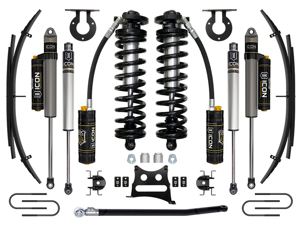 08-10 Ford F250/F350 2.5-3 Inch Lift Coilover System W/ Leaf Springs ICON Vehicle Dynamics-5