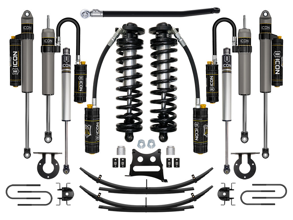 08-10 Ford F250/F350 2.5-3 Inch Lift Coilover System W/ Leaf Springs ICON Vehicle Dynamics-3