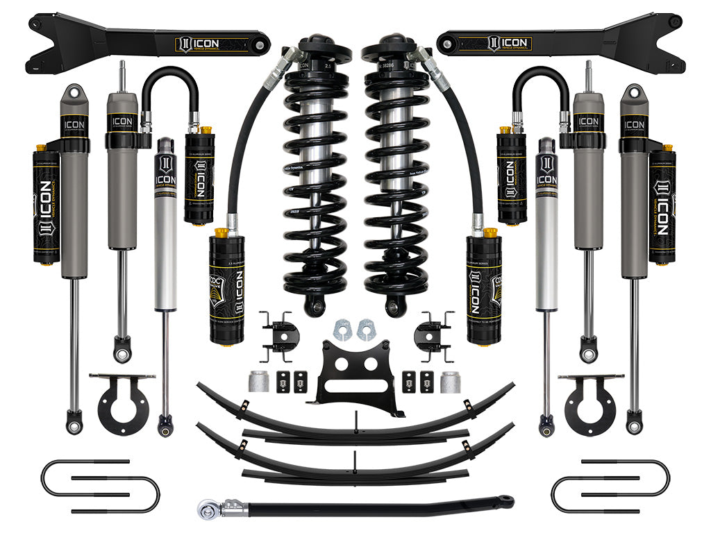 08-10 Ford F250/F350 2.5-3 Inch Lift Coilover System W/ Leaf Springs ICON Vehicle Dynamics-1