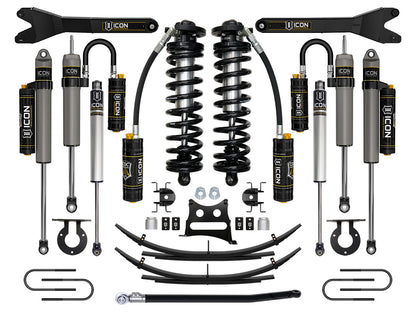 08-10 Ford F250/F350 2.5-3 Inch Lift Coilover System W/ Leaf Springs ICON Vehicle Dynamics-1