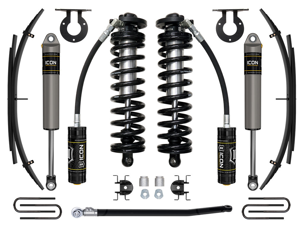 11-16 Ford F250/F350 2.5-3 Inch Lift Coilover System W/ Leaf Springs ICON Vehicle Dynamics-9