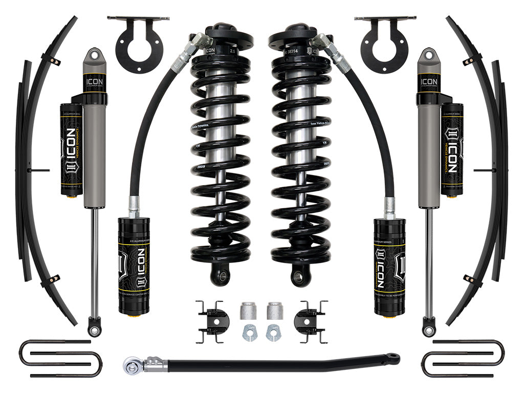 11-16 Ford F250/F350 2.5-3 Inch Lift Coilover System W/ Leaf Springs ICON Vehicle Dynamics-7