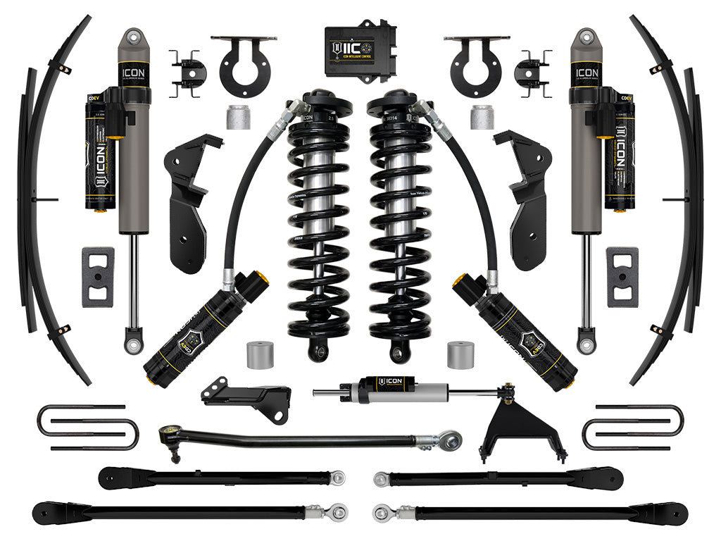 2023-2025 Ford F-250/F-350 Super Duty 4WD 2.5-3 Inch Lift Coilover Conversion System With 4-Link And Expansion Packs ICON Vehicle Dynamics-14