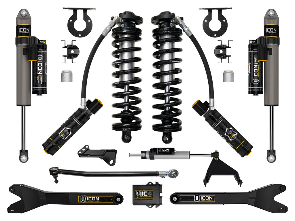 2023-2025 Ford F-250/F-350 Super Duty 4WD 2.5-3 Inch Lift Coilover Conversion System W/ Radius Arms & Expansion Packs ICON Vehicle Dynamics-28
