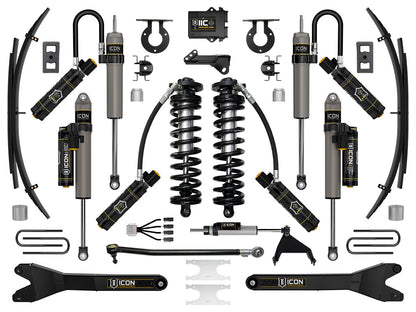 2023-2025 Ford F-250/F-350 Super Duty 4WD 2.5-3 Inch Lift Coilover Conversion System W/ Radius Arms & Expansion Packs ICON Vehicle Dynamics-2