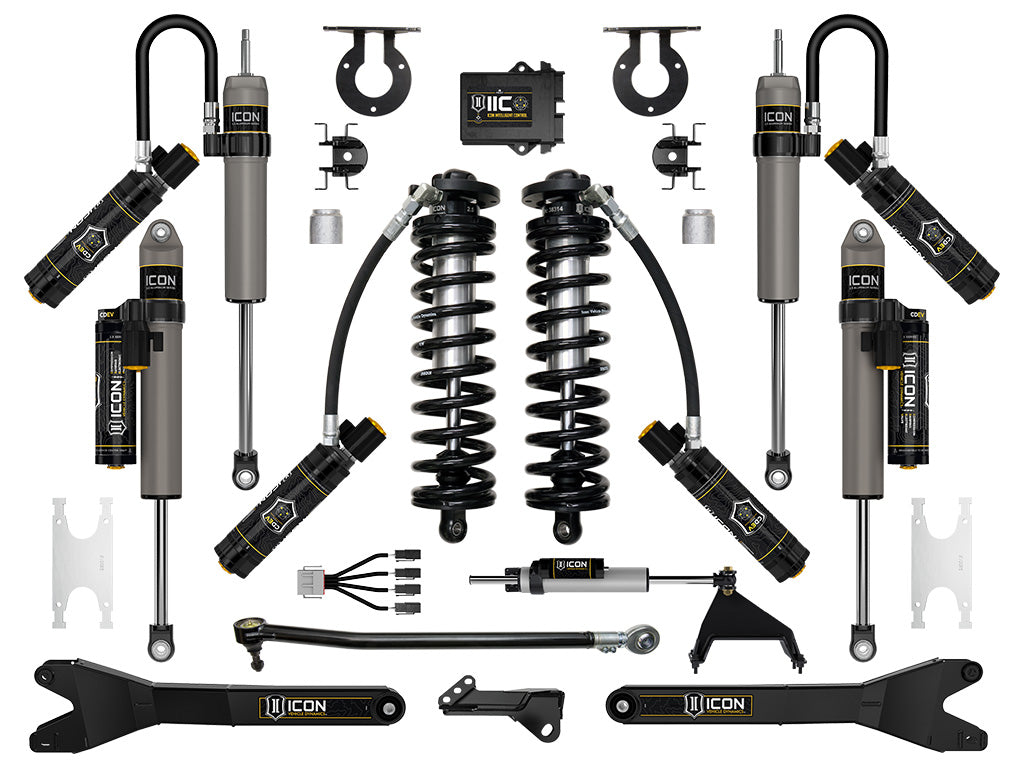 2023-2025 Ford F-250/F-350 Super Duty 4WD 2.5-3 Inch Lift Coilover Conversion System W/ Radius Arms & Expansion Packs ICON Vehicle Dynamics-12