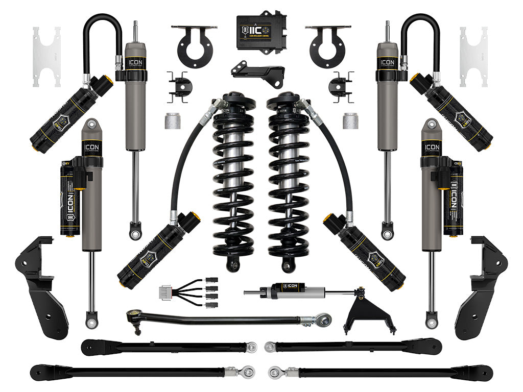 2023-2025 Ford F-250/F-350 Super Duty 4WD 2.5-3 Inch Lift Coilover Conversion System With 4-Link And Expansion Packs ICON Vehicle Dynamics-9
