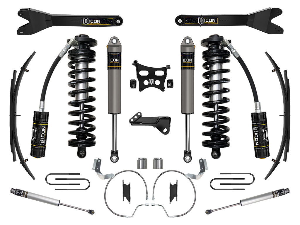 2023-2025 Ford F-250/F-350 Super Duty 4WD 4-5.5 Inch Lift Coilover Conversion System W/ Radius Arms ICON Vehicle Dynamics-70