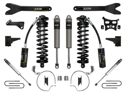2023-2025 Ford F-250/F-350 Super Duty 4WD 4-5.5 Inch Lift Coilover Conversion System W/ Radius Arms ICON Vehicle Dynamics-75