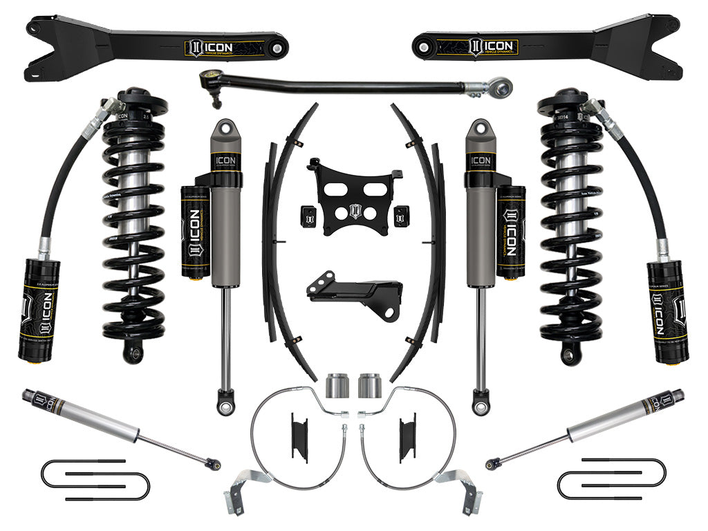 2023-2025 Ford F-250/F-350 Super Duty 4WD 4-5.5 Inch Lift Coilover Conversion System W/ Radius Arms ICON Vehicle Dynamics-60