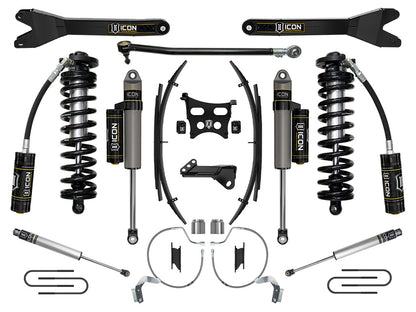 2023-2025 Ford F-250/F-350 Super Duty 4WD 4-5.5 Inch Lift Coilover Conversion System W/ Radius Arms ICON Vehicle Dynamics-60
